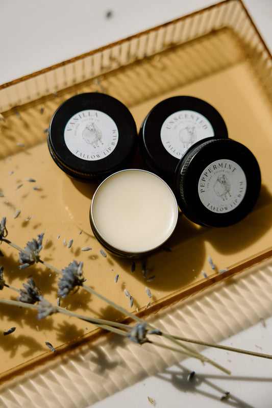 Tallow Lip Balms